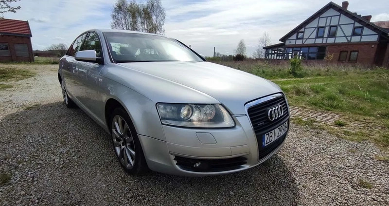 Audi A6 cena 22900 przebieg: 335000, rok produkcji 2004 z Karlino małe 704